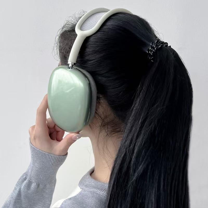 Применимо к защитному чехлу для AirPods Max, чехлу для больших накладных наушников, прозрачный TPU, многоцветный, противоударный, мягкий чехол, чехол для наушников