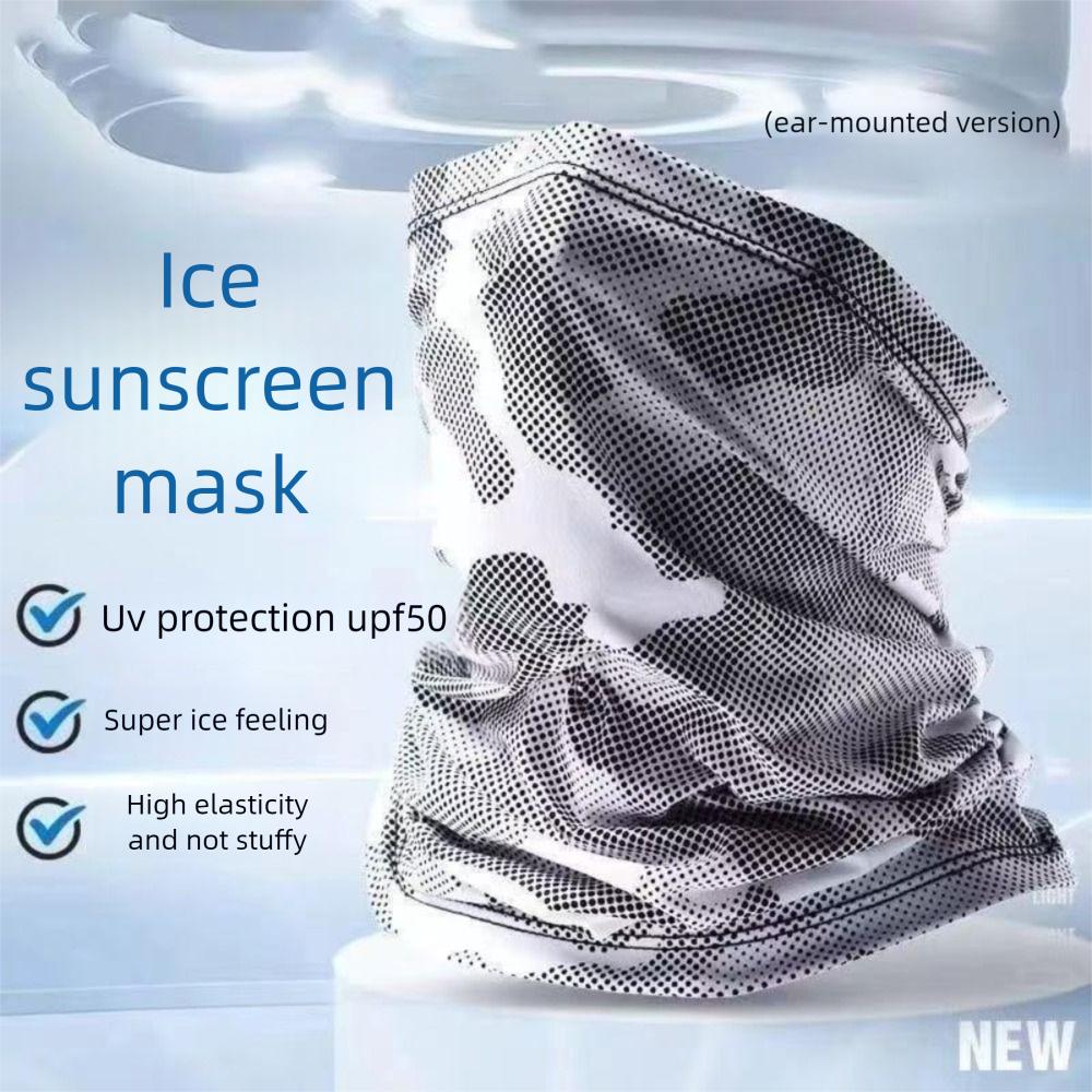 Breathable Men's Sunscreen Sleeves Camouflage Fishing Sleeves Fashion Neck Gaiter Sports