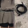 Double Circle Ultra-Thin Belt Design Sensation Decorative Accory For Skirts High-End Waist Chain Women'S Sle