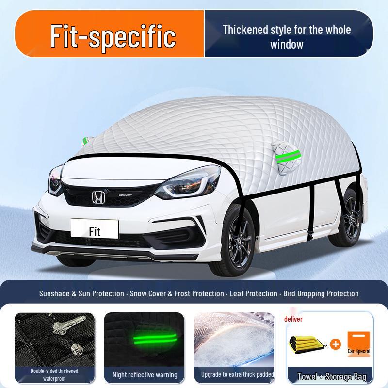 Солнцезащитная шторка для Honda Fit 4-го поколения: Теплоизолирующий козырек, Зонт, Занавеска, Чехол на лобовое стекло.