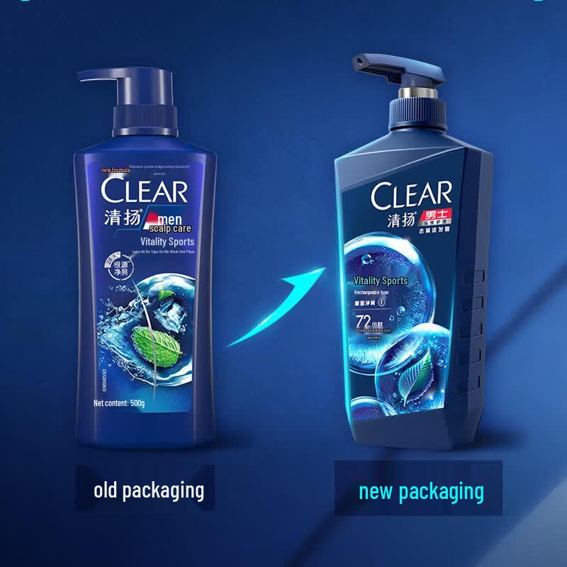 Clear Men Vitality Sport Anti-Dandruff Shampoo & Body Wash Set