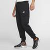 Nike Спортивная одежда Клубные флисовые брюки-карго черные/черные/белые мужские уличные одежды CD3129-010