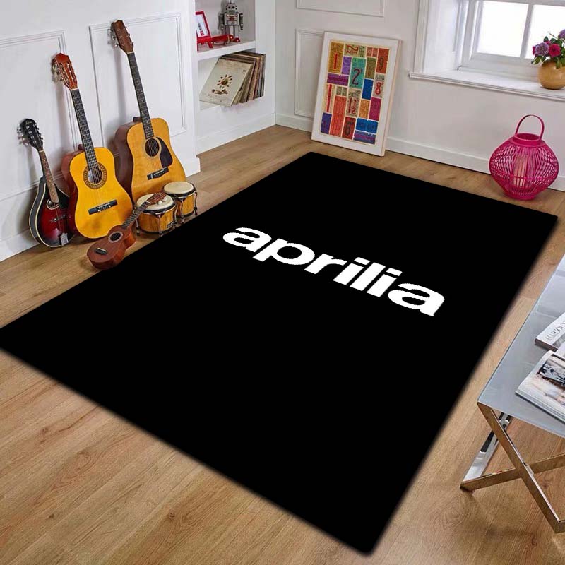 2026 A-Aprilia Racing Car Logo Motorcycle Carpet Rug for Bedroom Living Room Home Sofa Decoration,kids Play Decor Floor Mat Gift