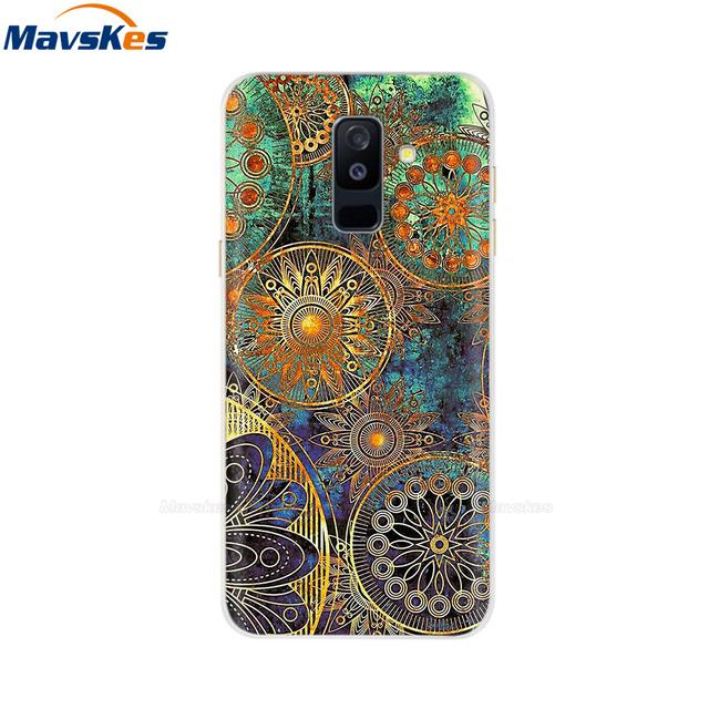 Силиконовый чехол для Samsung Galaxy A6, чехол для двух SIM-карт, Sm A600 A600f, чехол для Samsung A6 Plus A605 A605f, чехол