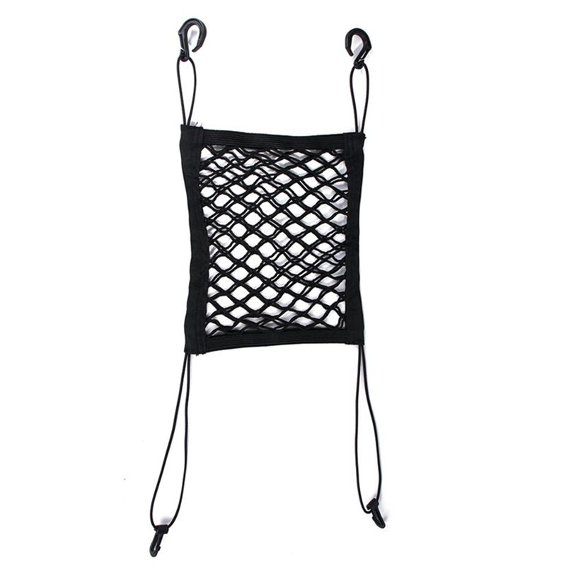 Practical-1 PCS Dog Car Net Barrier Pet Barrier With Mesh Organizer Baby Stretchable Storage Bag Universal Vehicle Isolation Net