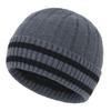 Unisex Winter Knitted Beanie Hat for Men and Women Warm and Versatile, Fleece-Lined and Thickened Wool Hat