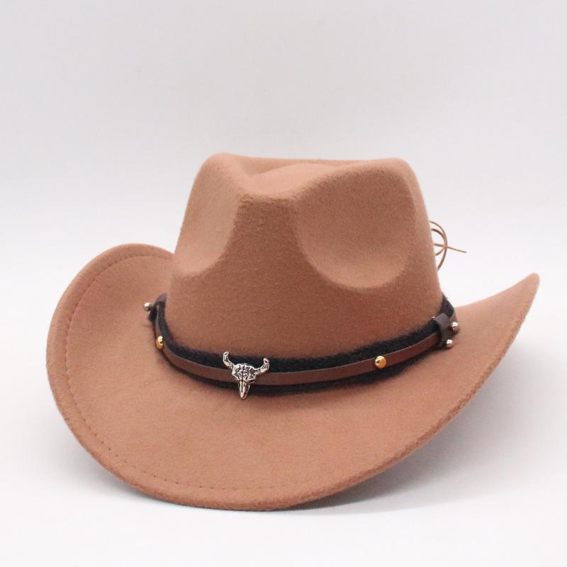 Denim Calf Head Belt Buckle Decorative Literary And Retro Creative Hat Special Hat Ring Strap