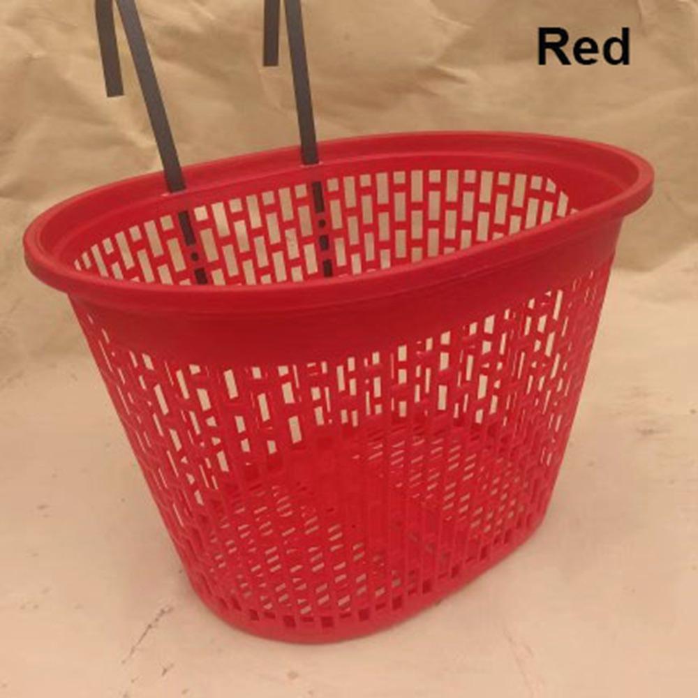 Multicolors Bicycle Storage Bag Plastic Student Front Basket  Rear Cycling Accessories