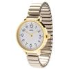 Fieldwork Women's Analog Watch with Bellows Strap, Stainless Steel, White, Maruru, YM118-1
