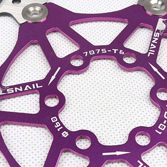 Bicycle Brake Disc Practical Heat Dissipation 6 Bolt Pattern Stainless Steel Disc Brake Rotor Outdoors Supplies