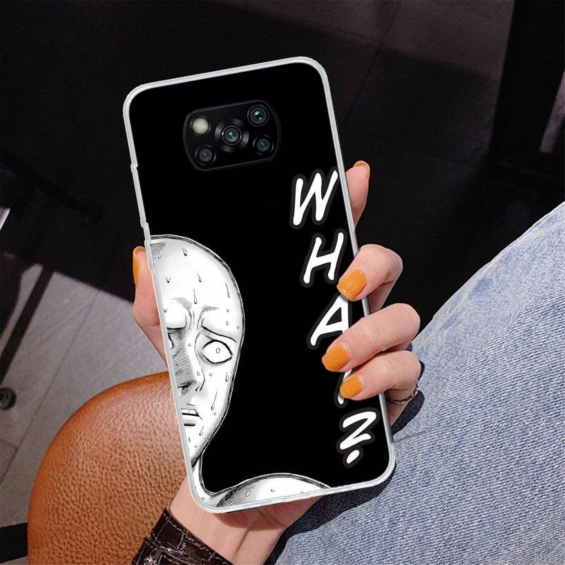 Anime One-Punch Man Phone Case For Xiaomi Poco X7 X6 X5 Pro F7 Ultra Redmi 15C 15 13C 13 12C 12 10 10A 10C 9 9A 9C 9T Cover Poco