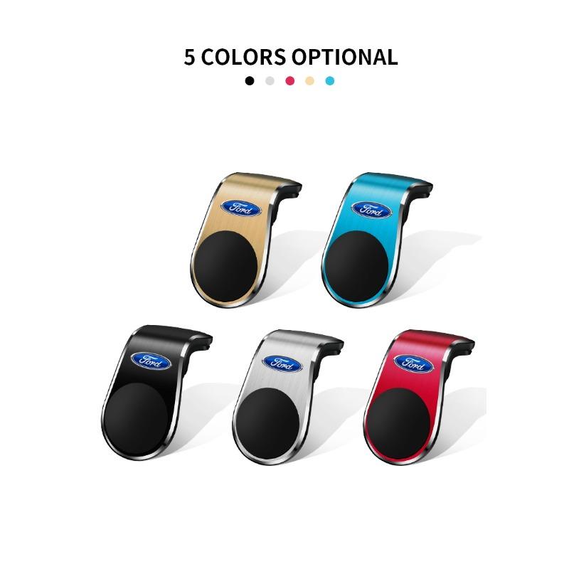 Car Magnetic L-shaped AMG Badge Car Dedicated GPS Phone Holder Car Goods For Ford Focus Mondeo Kuga Fiesta MK7 Escort Explorer Edge 2 4 MK2