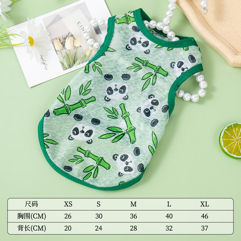 New Dog Clothes Summer Thin Breathable Vest Cat Clothes Small Dog General Clothing Pet Spring and Summer Clothes