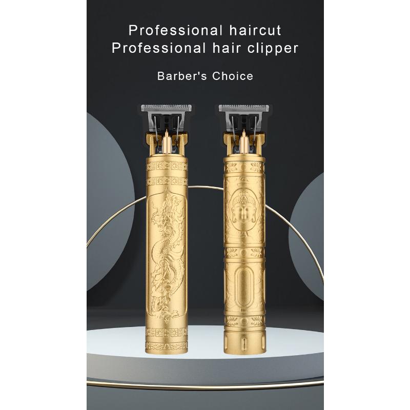 2023 Винтаж T9 Профессиональная машинка для стрижки волос Машинки для стрижки волос Электрический триммер для волос Перезаряжаемая бритва Триммер для бороды для мужчин
