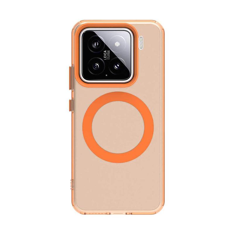 For Xiaomi 15 Funda Candy Colorful Magnetic Matte PC Phone Case For Xiaomi 14T 14 Ultra 15 14 T Pro Translucent Shockproof Cover