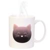 Les Trésors De Lily [R0342] - Thermal Ceramic Mug 'Cats' Pink (the Real Star - It's the Cat) - 35 Cl