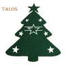 12Pcs Christmas Tableware Holder Flatware Bag Xmas Tree Cutlery Pockets Dinner Knife Fork Covers for Holiday Home Party Decorations