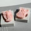 Молитва Ангел Гипсовая Форма DIY Крылья Ангела Портрет Торт Помадка Форма для Выпечки