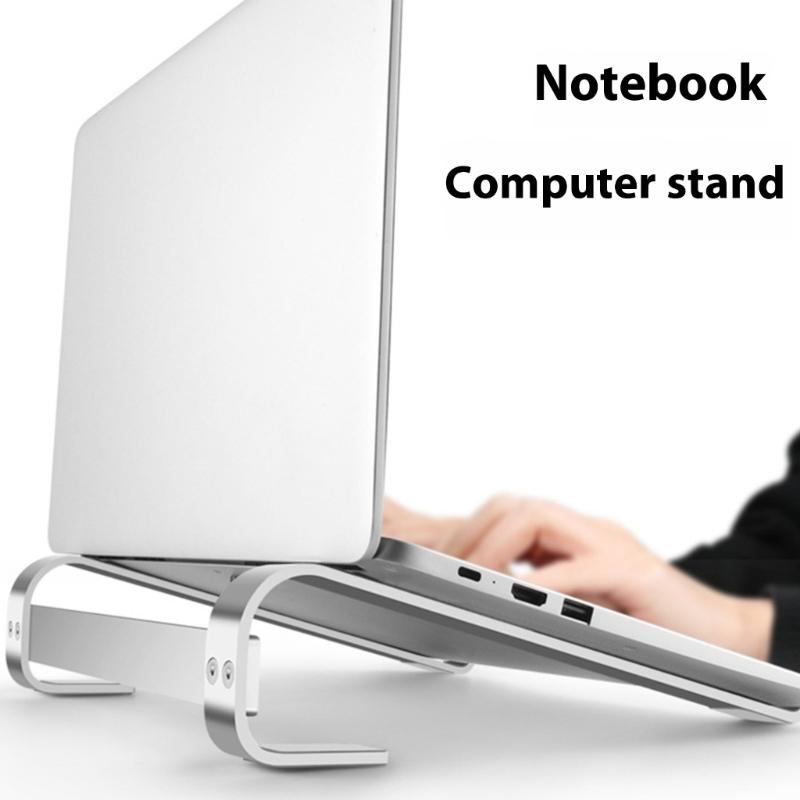 Aluminum Laptops Stand Computer Risers Holder for 10-18Inch Laptops NonSlip Heat Dissipation Stand Support Long Last