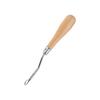 Hook Needle Wooden Handle Craft Crochet Tool for Hair Extension Hook 6.22 Inch     Rug Making
