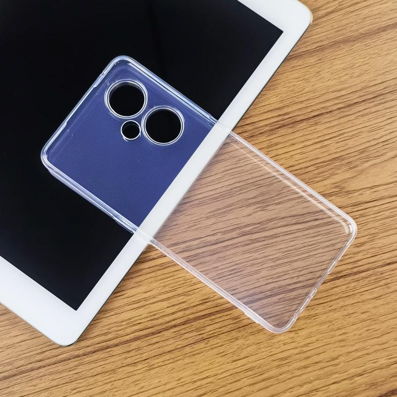 Для OnePlus Nord CE 3 CE3 5G тонкий кристально чистый прозрачный мягкий чехол из ТПУ на заднюю панель Защитная крышка для камеры