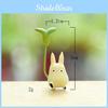Neighbor Resin My Totoro Figurine Holding Lotus Leaf Design For Gift Tabletop
