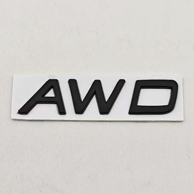 3D Metal Emblem for Car T5 T6 AWD Logo Rear Trunk Adhesive for Volvo S90 S60 V90 V60 XC90 XC60 T6 T5 AWD Accessories