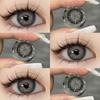 Eyeshare 1pair Gray Color Contact Lenses for Eyes Natural Soft Lens 14.5mm Big Eyes Contacts Annual Use