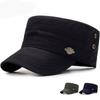 Small Iron Standard Flat Hat Spring Outdoor Travel Hat Men'S Cotton Shield Hat