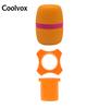Coolvox 1Set Microphone Foam Windscreen and Wireless Microphone KTV Silicon Anti-Roll Device Ring Universal Square Non-Slip Circle for BBS MIC