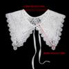 Female Cloud Shoulder Ming System False Collar Small Shawl\t Lace Shawl Peplum Openwork Collar Girl'S Accessory Hanfu