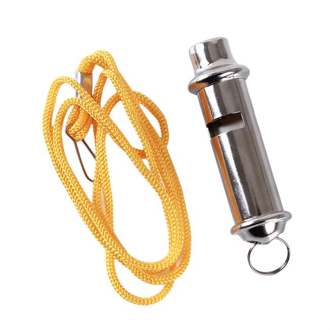 Stainless Steel High-frequency High Decibel Whistle Lifesaving Metal Outdoor Survival Whistle