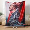 Lewis Hamilton Theme Printed Blanket - Perfect for Couch, Bed, Travel & Outdoor Use | Machine Washable, Cozy & Durable.