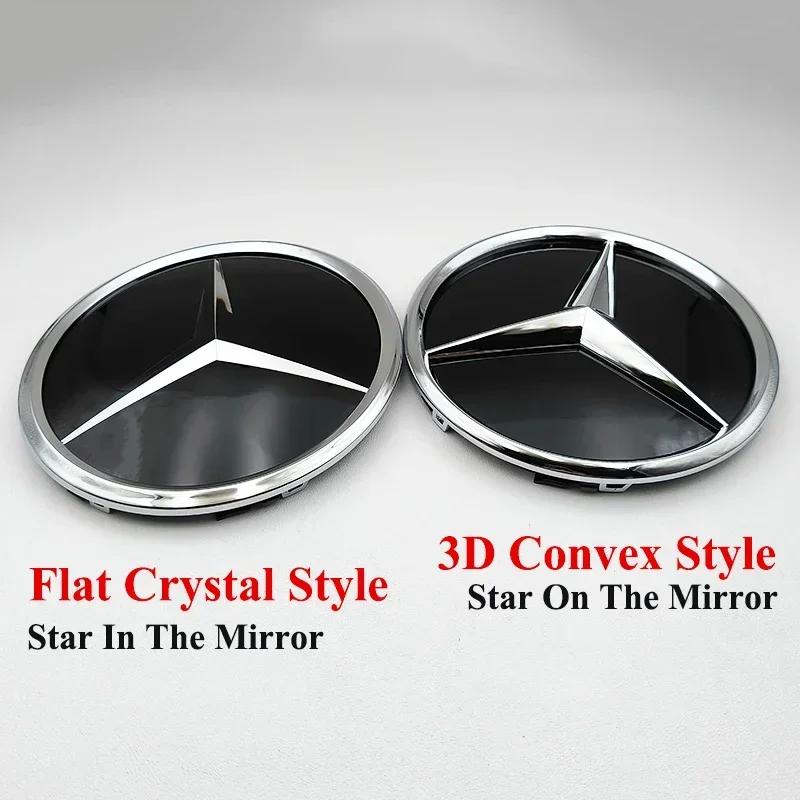 Car Sticker Mercedes Benz Grill Emblem Star Logo Car Front Grille Badge For W204 W205 X253 W213 W212 W176 W177 W167 W246 W117 Ac