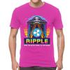 Mens Ripple XRP HODL On We Are Going To The Moon T Shirts Vaporwave Bitcoin Tshirt Hip Hop T Shirt Cotton Oversized Tee Tops