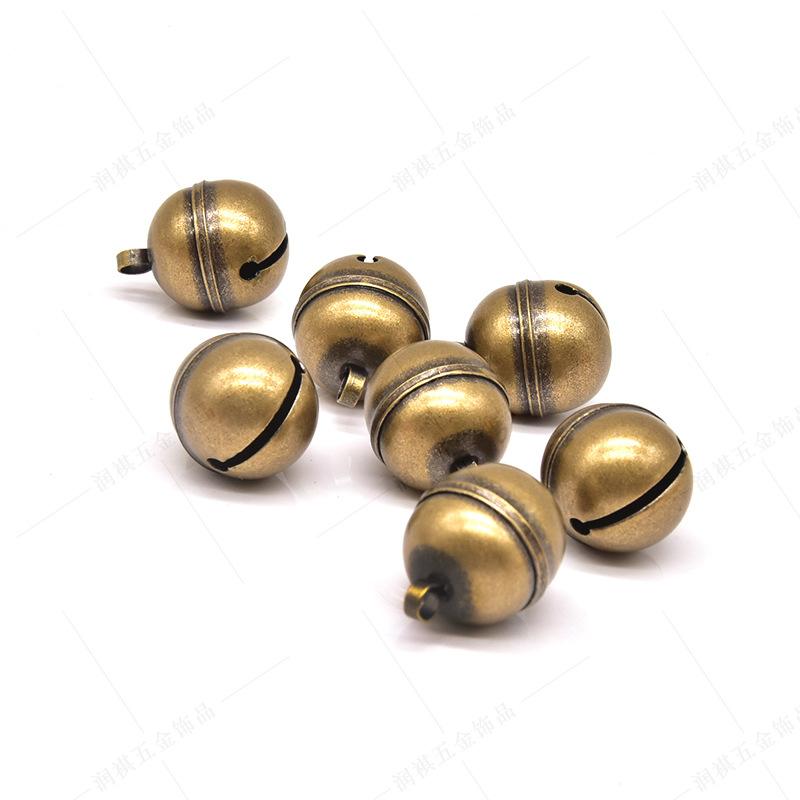 Brass Bells Keychain Charms Vintage Bronze Pet Bells DIY Craft Jewelry Making Accessories 20 Pack