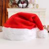 Adult Full Luminous Christmas Hat Christmas Party Ornaments Plush Edge Children's Plush Luminous Hat