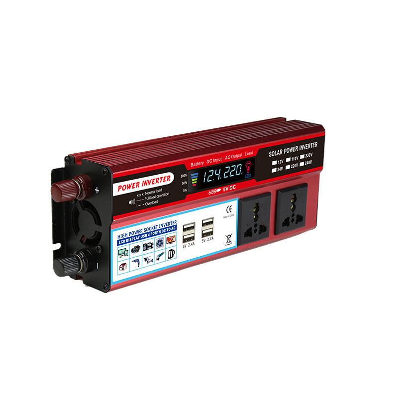 High Power Portable Car Inverter Household Solar Photovoltaic Inverter Multifunctional Power Converter