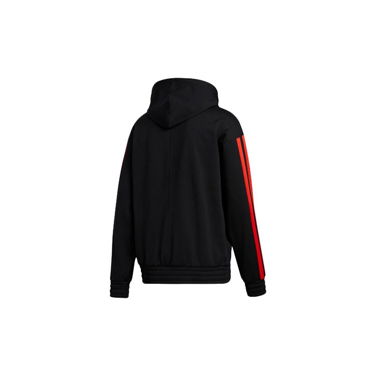 adidas Толстовки Мужские Черные С Капюшоном Умеренная Обычная GL7100