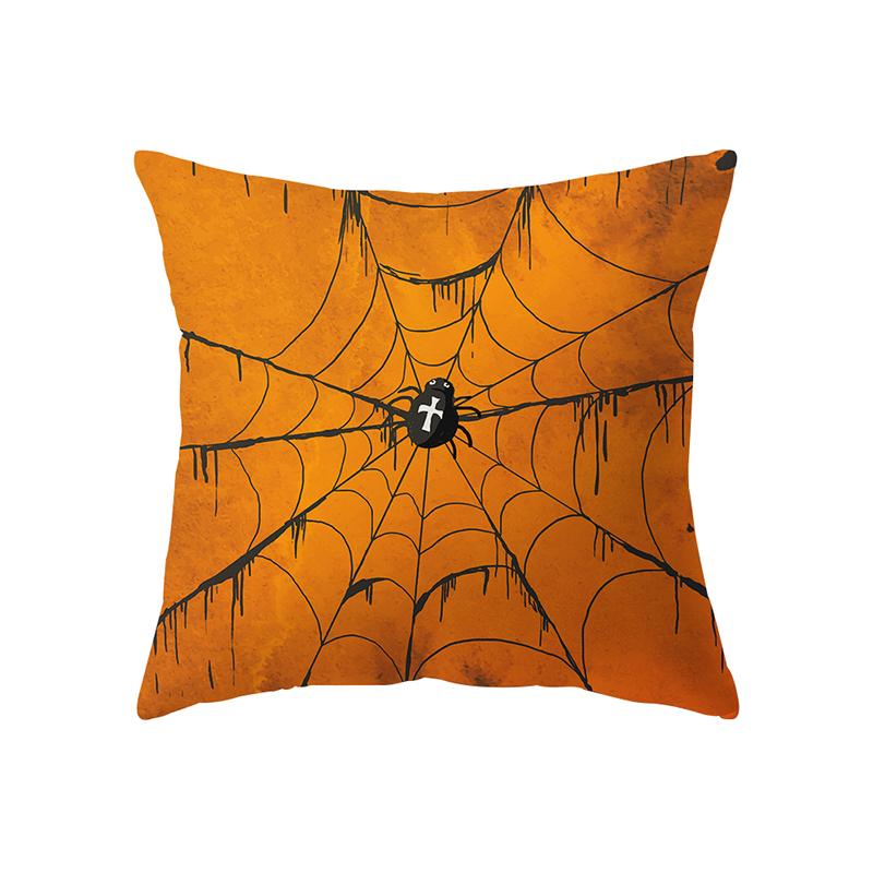 Pumpkin Halloween Theme Pillow Cover Sofa Cushion Cover Holiday Gift Party Decoration Home Decor