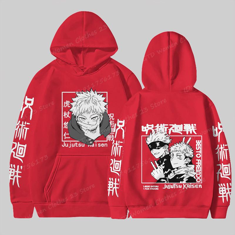 2025 Аниме Магическая битва толстовки для мужчин/женщин с длинными рукавами повседневные пуловеры с принтом аниме унисекс модный свитшот в стиле Харадзюку