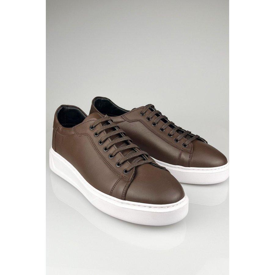 Мужская повседневная спортивная обувь из натуральной кожи, кроссовки