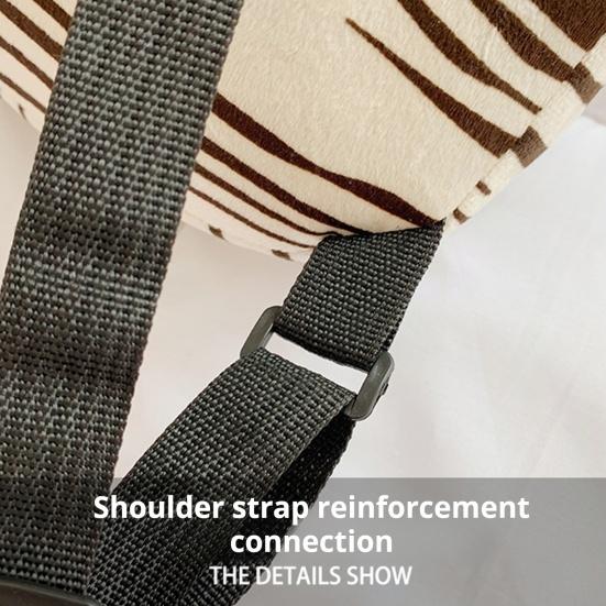 Детская школьная сумка с мультяшной съемной фигуркой животного льва фламинго тигра сумка мягкая плюшевая