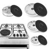8Pcs Gas Stove Burner Cover Easy Installation High Temp Resistant Electric Stove Cover for Samsung for LG for MATAG Stovetop