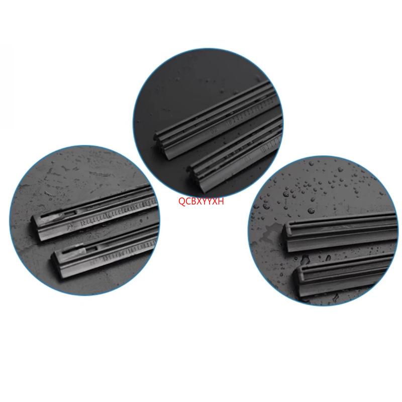 Car Wiper Blade Refills Universal Boneless Windshield Wiper Blade Replacement Strip Silent Wiper Rubber Strip Auto Accessory