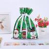 Christmas Gift Bag Pouches Extra Large New Year Gift Candy Bags Laser Printing For Christmas Package Decoration PE Xmas Bag