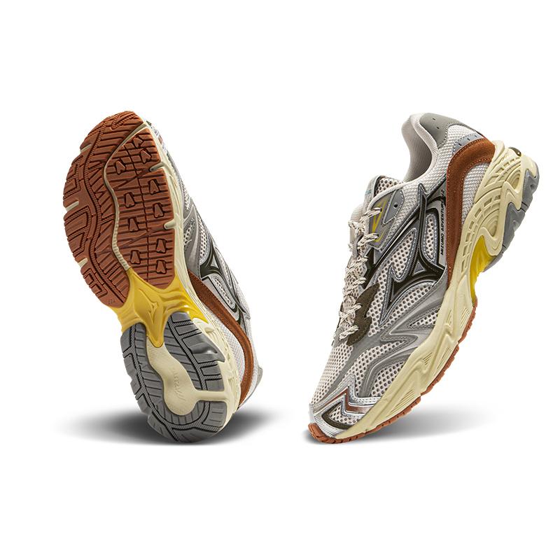 Mizuno Adventure V2 Кремовый Серебристо-Коричневый Унисекс Повседневная Обувь D1GH250305