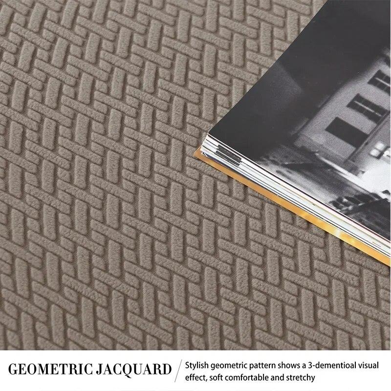 1/2/3 Seater Jacquard Recliner Sofa Cover Stretch Solid Color Armchair Covers Living Room Lazy Boy Couch Slipcovers Funda Sofa