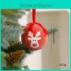 Foam Christmas Balls With Reindeer Snowflake And Santa For Holiday Decor Tree