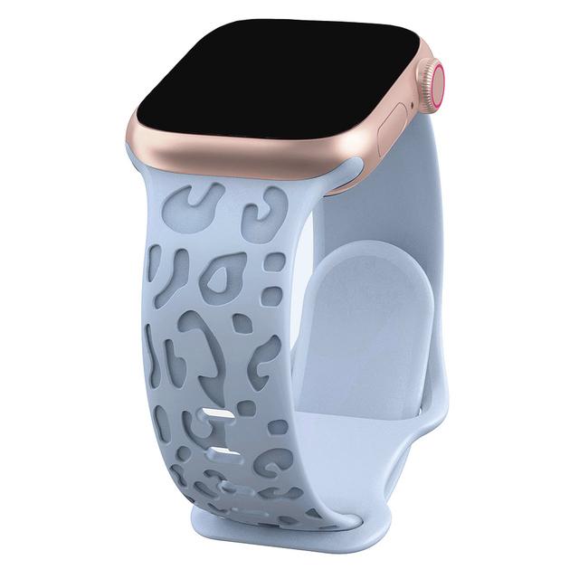 Силиконовый ремешок с гравировкой для Apple Watch — гибкий, легкий, разных цветов